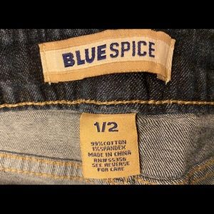 Blue Spice ripped skinny jeans